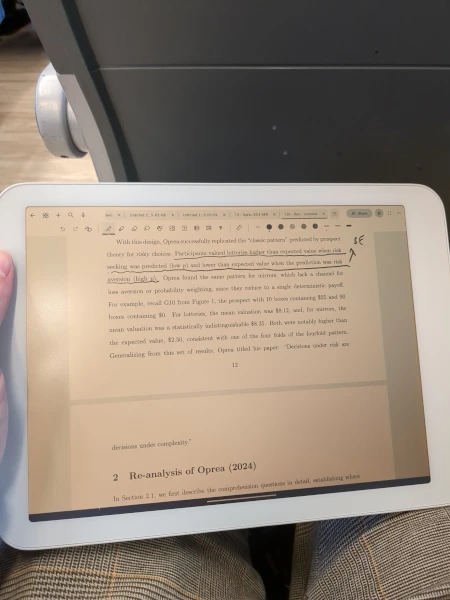 Reading on the DC-1